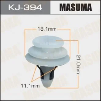 Кліпса (пластикова кріпильна деталь) MASUMA KJ-394