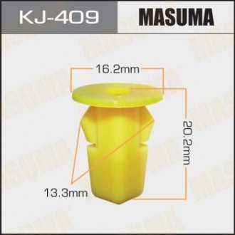Кліпса (пластикова кріпильна деталь) MASUMA KJ-409 (фото 1)