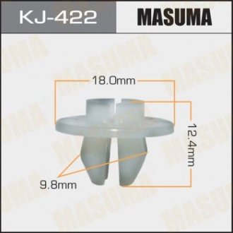 Клипса (пластиковая крепежная деталь) MASUMA KJ-422