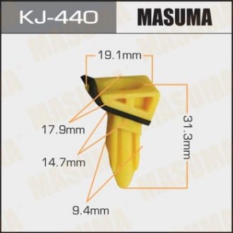 Клипса крепежная япония MASUMA KJ440 (фото 1)