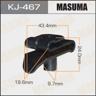 Кліпса (пластикова кріпильна деталь) MASUMA KJ-467