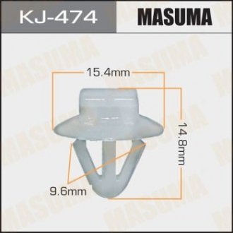 Кліпса (пластикова кріпильна деталь) MASUMA KJ-474