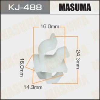 Кліпса (пластикова кріпильна деталь) MASUMA KJ-488