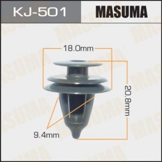 Клипса (пластиковая крепежная деталь) MASUMA KJ-501