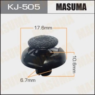 Кліпса (пластикова кріпильна деталь) MASUMA KJ-505