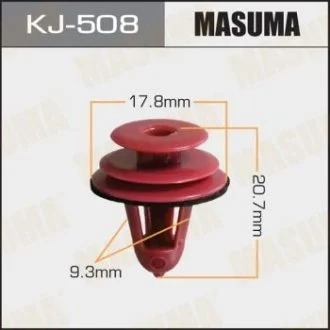 Кліпса (пластикова кріпильна деталь) MASUMA KJ-508