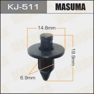 Кліпса (пластикова кріпильна деталь) MASUMA KJ-511
