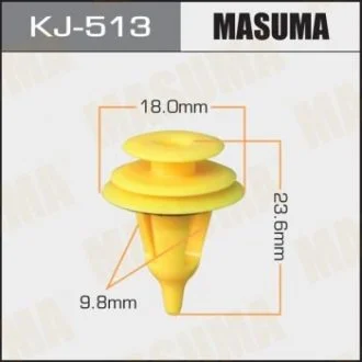 Кліпса (пластикова кріпильна деталь) MASUMA KJ-513
