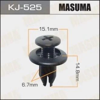 Кліпса (пластикова кріпильна деталь) MASUMA KJ-525