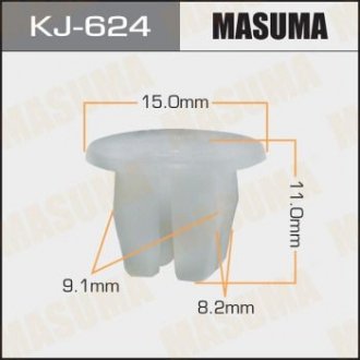 Клипса (пластиковая крепежная деталь). MASUMA KJ-624