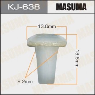 Клипса (пластиковая крепежная деталь) MASUMA KJ-638