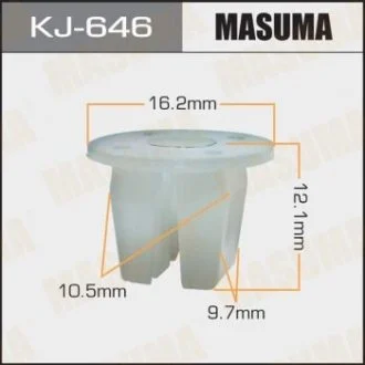 Кліпса (пластикова кріпильна деталь) MASUMA KJ-646