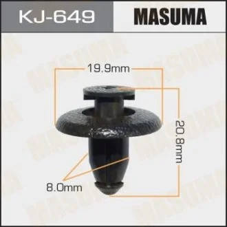 Кліпса (пластикова кріпильна деталь) MASUMA KJ-649