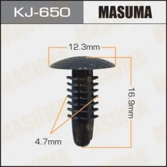Кліпса (пластикова кріпильна деталь) MASUMA KJ-650