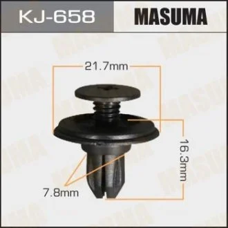 Клипса (пластиковая крепежная деталь) MASUMA KJ-658