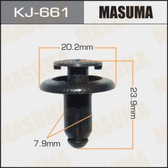 Клипса (кратно 5) MASUMA KJ661 (фото 1)