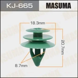 Клипса (пластиковая крепежная деталь) MASUMA KJ-665