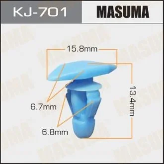 Кліпса (пластикова кріпильна деталь) MASUMA KJ-701