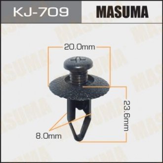 Клипса (пластиковая крепежная деталь) MASUMA KJ-709 (фото 1)