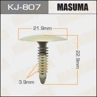 Кліпса (пластикова кріпильна деталь) MASUMA KJ-807
