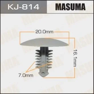 Кліпса (пластикова кріпильна деталь) MASUMA KJ-814