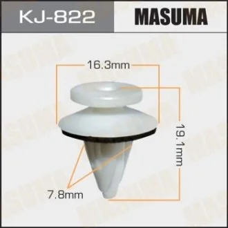 Кліпса (пластикова кріпильна деталь) MASUMA KJ-822
