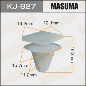 Кліпса (пластикова кріпильна деталь) MASUMA KJ-827