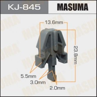 Кліпса (пластикова кріпильна деталь) MASUMA KJ-845 (фото 1)