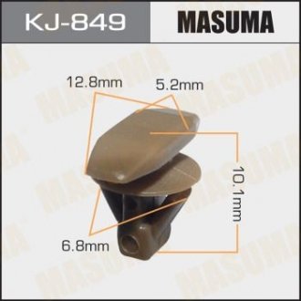 Кліпса (пластикова кріпильна деталь) MASUMA KJ-849 (фото 1)