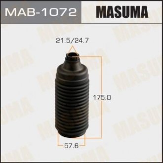 Пильовик амортизатора заднього (пластик) Subaru Legacy (00-09), Outback (00-09) MASUMA MAB1072