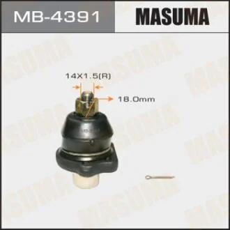 Фото опора кульова передній верх NISSAN Pathfinder (86-95), Terrano (92-07) MASUMA MB4391 Опора кульова передній верх NISSAN Pathfinder (86-95), Terrano (92-07) MASUMA MB4391