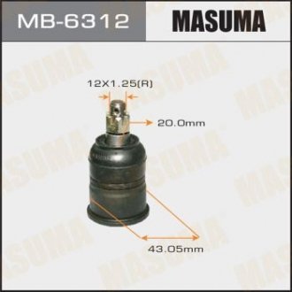 Опора рычага шаровая MASUMA MB6312