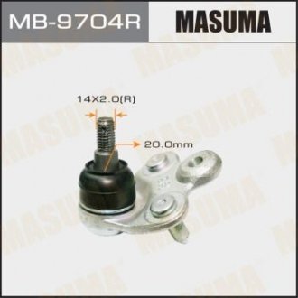 Опора шаровая MASUMA MB9704R (фото 1)
