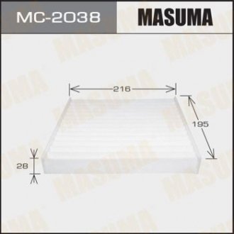 Фільтр салону MASUMA MC2038