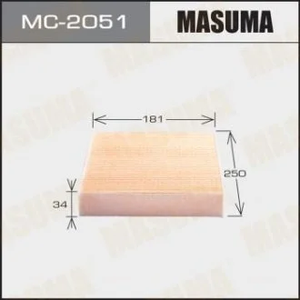 Фільтр повітряний кондиціонера (салона) MASUMA MC2051