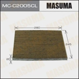 Фільтр салону вугільний MASUMA MCC2005CL (фото 1)
