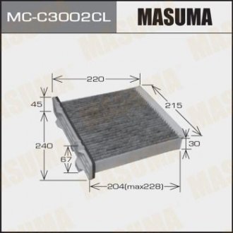 Фільтр салону (вугільний) MASUMA MC-C3002CL (фото 1)