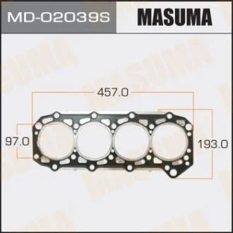 Прокладка ГБЦ MASUMA MD02039S