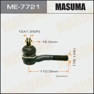 Наконечник рулевой наружн Mitsubishi L200 III, Pajero (90-11) MASUMA ME7721