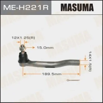 Наконечник рулевой Honda CIVIC 06- MASUMA MEH221R