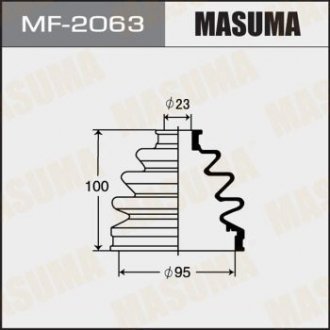 Пильовик зовнішнього шрусу Nissan Pathfinder (-04) MASUMA MF2063 (фото 1)