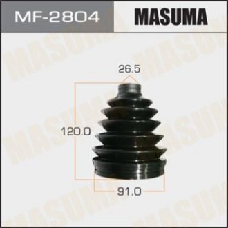 Пильовик ШРУСу зовнішнього(пластик)+спецхомут Toyota Camry (06-11), RAV 4 (05-16) MASUMA MF2804 (фото 1)