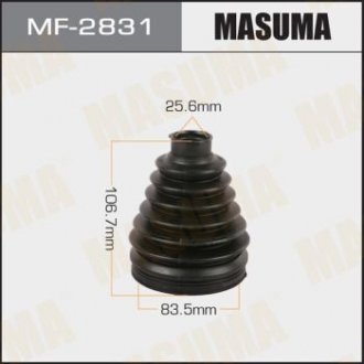 Пыльник ШРУСа MF-2831 (пластик) + спецхомут MASUMA MF2831 (фото 1)