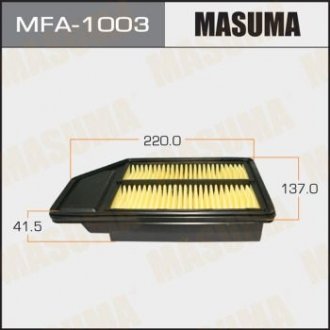 Фільтр повітряний MASUMA MFA-1003 (фото 1)