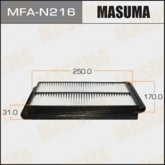 Фільтр повітряний двигуна MASUMA MFAN216