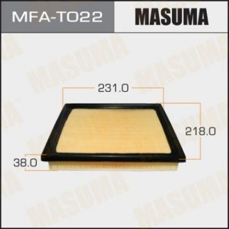 Фільтр повітряний MASUMA MFA-T022 (фото 1)