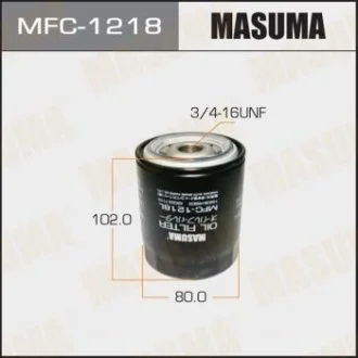 Фільтр масляний Nissan Almera, Primera (-02) 1.4, 1.6 MASUMA MFC1218