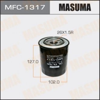 Фильтр масла MASUMA MFC1317 (фото 1)