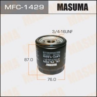 Фильтр масла MASUMA MFC1429 (фото 1)