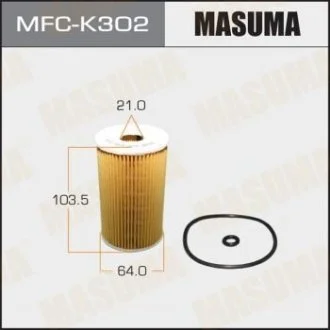 Фото фільтр масляний OE0073 (MFC-K302) MASUMA MFCK302 Фільтр масляний OE0073 (MFC-K302) MASUMA MFCK302